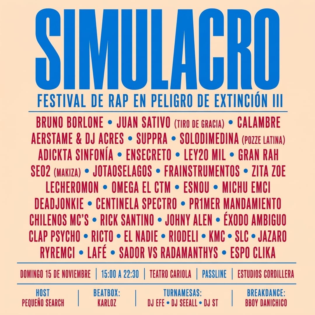Simulacro en Teatro Cariola