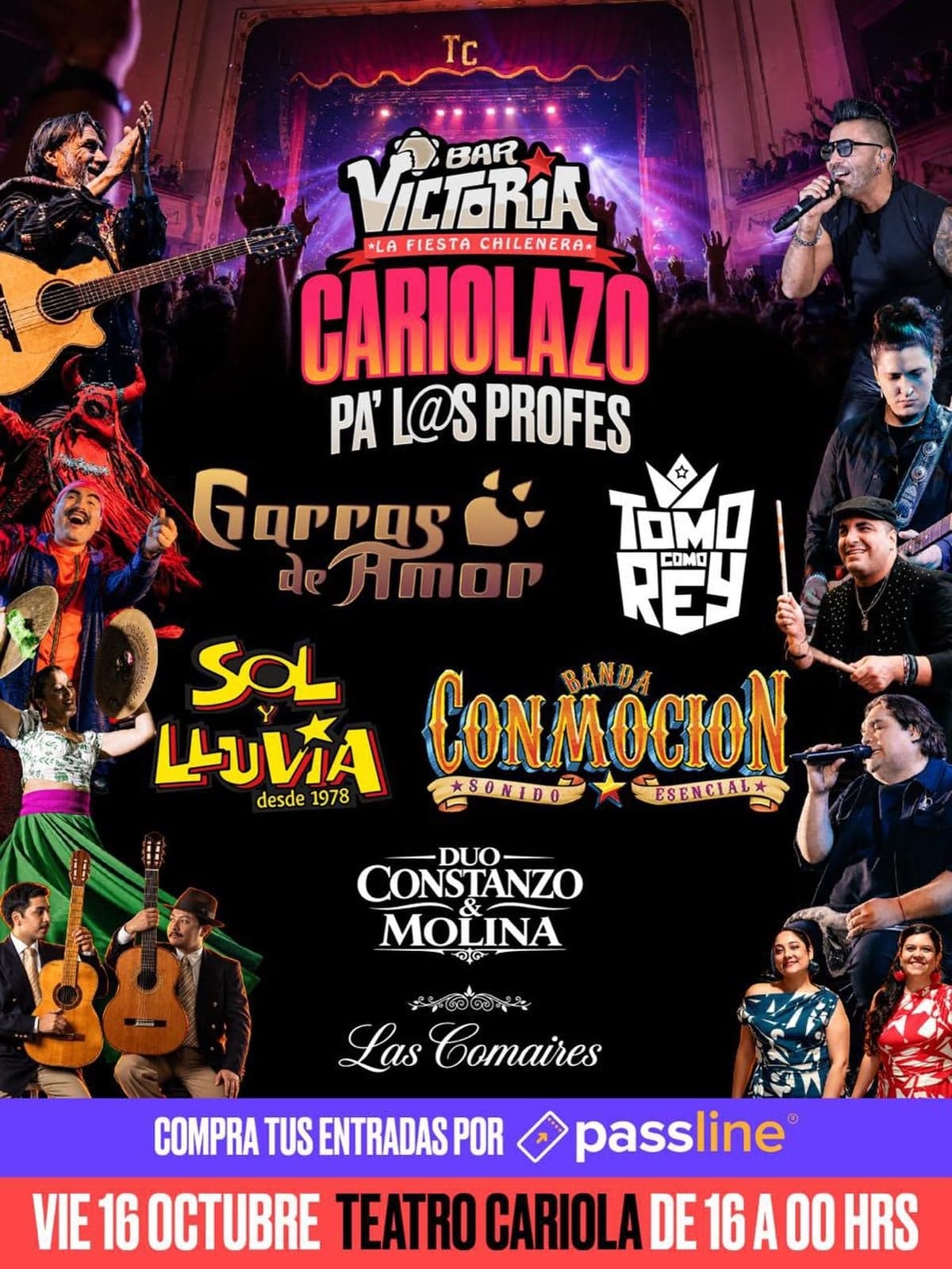 Cariolazo pa' l@s profes en Teatro Cariola