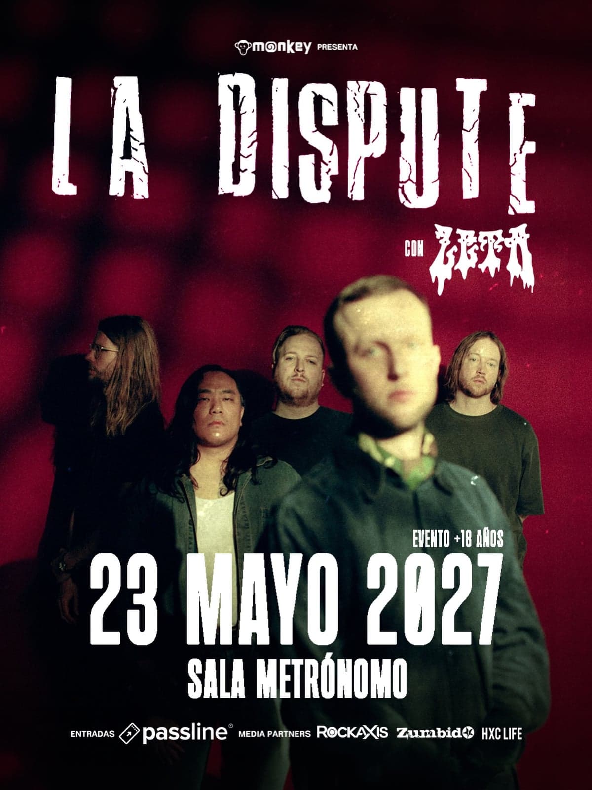 La Dispute con Zeta en Sala Metrónomo