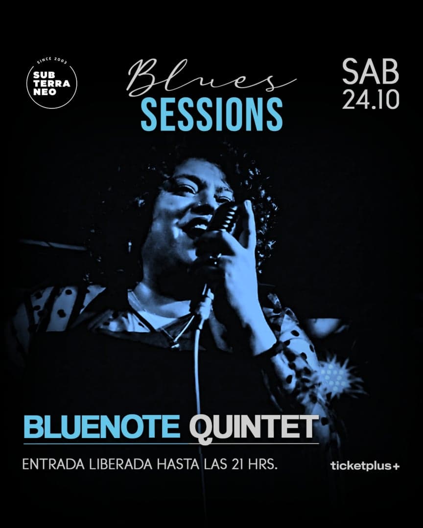 BLUES SESSIONS 🎵 SÁBADO 24 OCTUBRE ★ Club Subterráneo