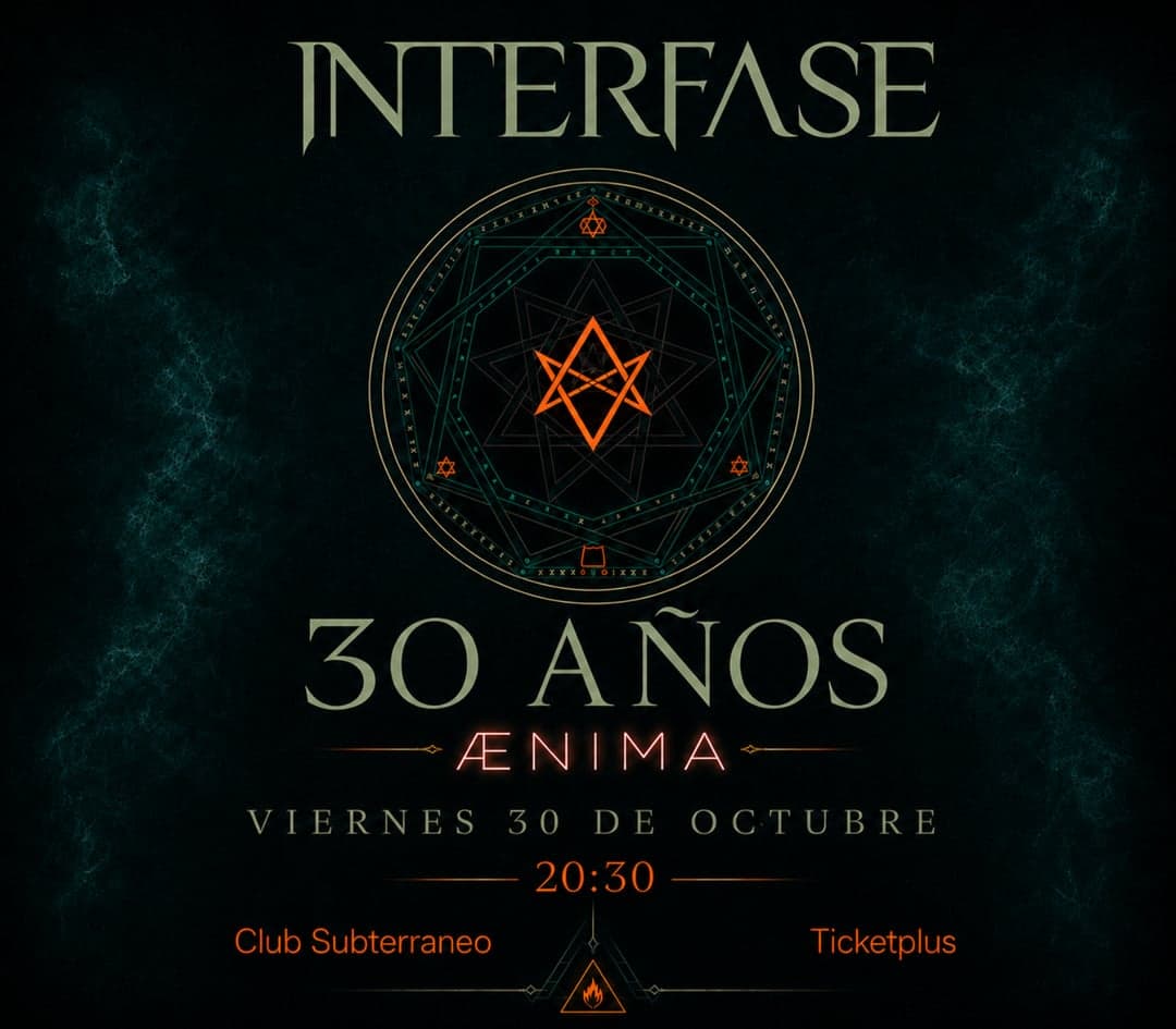 INTERFASE ★ VIERNES 30 OCTUBRE ★ Club Subterráneo