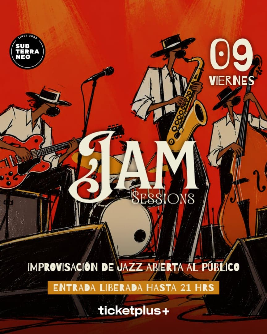 JAM SESSIONS 🎵 VIERNES 09 OCTUBRE ★ Club Subterráneo