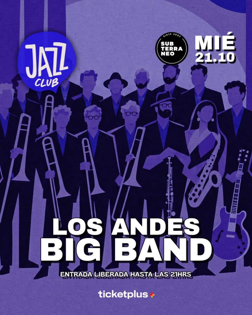 JAZZ CLUB - MIERCOLES 21 OCTUBRE - Club Subterraneo