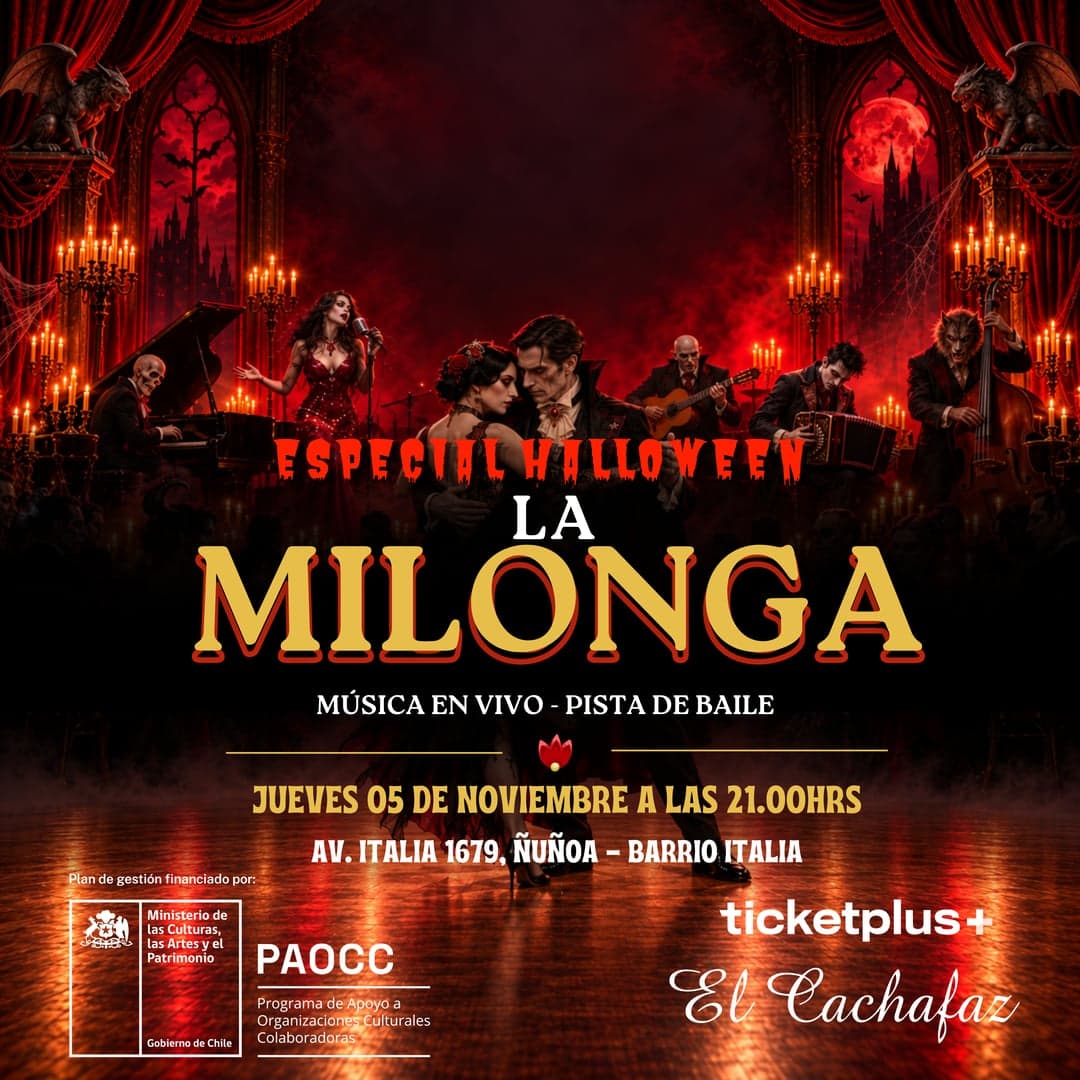 Milonga Jueves 5 Noviembre 21hrs