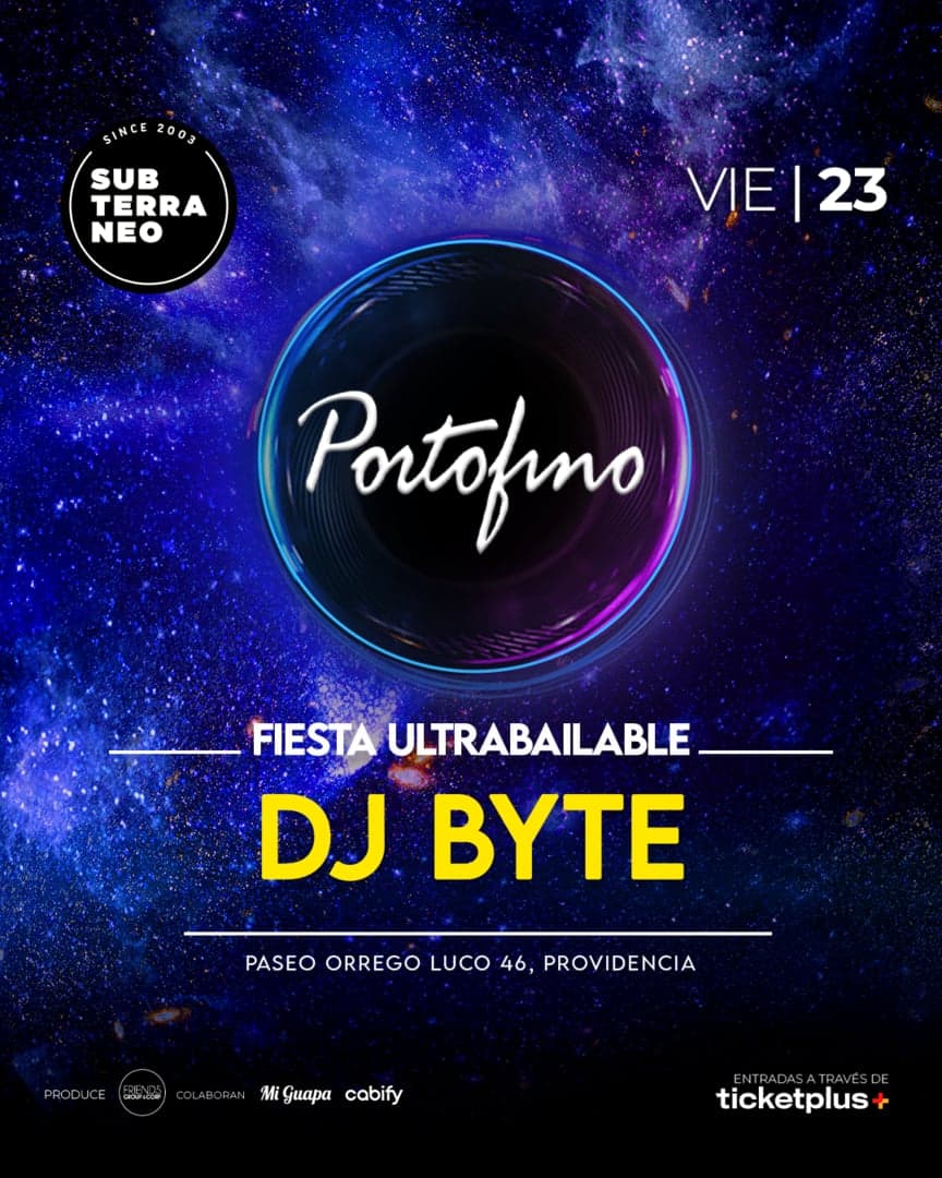 PORTOFINO Full ultrabailable - VIERNES 23 OCTUBRE - Club Subterraneo (+23)