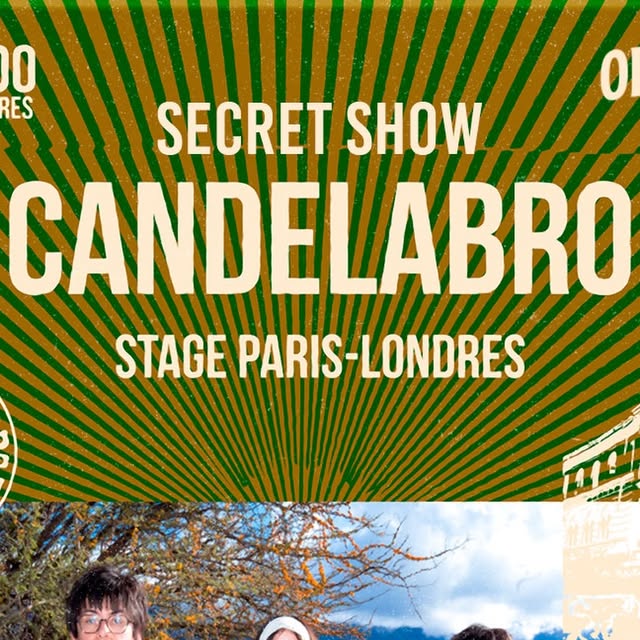SECRET SHOW CANDELABRO